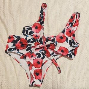 Floral Two-Piece Swimsuit